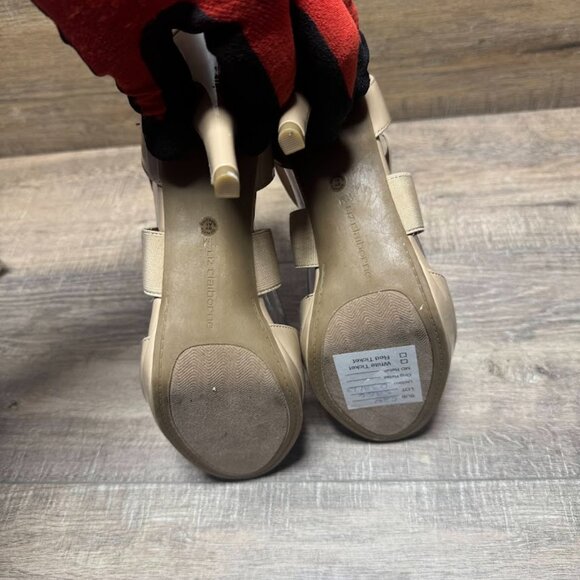 Liz Claiborne Nude Tan Stilleto Heels Women's Size 11 - Picture 4 of 6